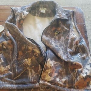 Mossy Oak Camo Polar Fleece Vest